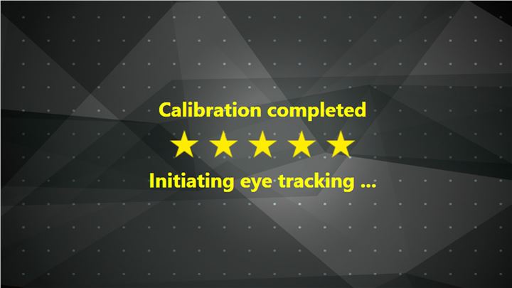 great eye tracking calibration