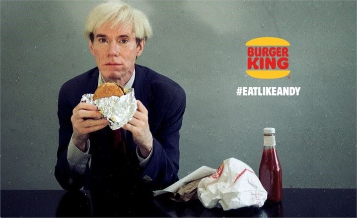 Andy Warhol for Burger King ad