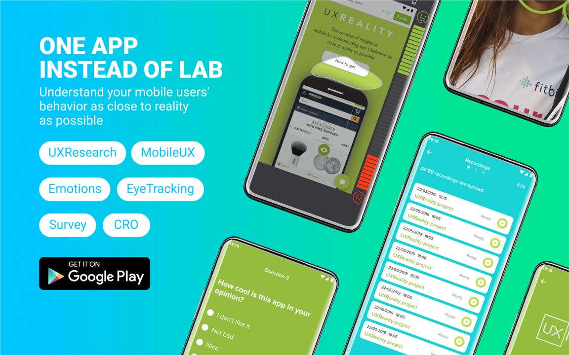 One App Instead Of Lab: UXReality for Mobile User Testing Is Already on Google Play