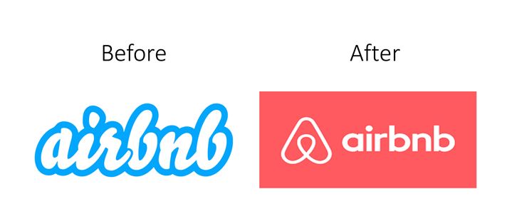 Airbnb logo rebranding