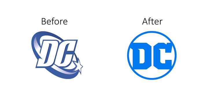 DC logo rebranding